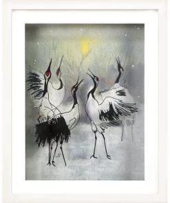 Jean-Pierre Weill Cranes In Winter - Petite