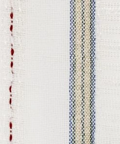 Tablecloths - Gabrieli Design - Blue, Dark Green, Gold And Red On White 7 Tablecloths - Gabrieli Design - Blue, Dark Green, Gold And Red On White