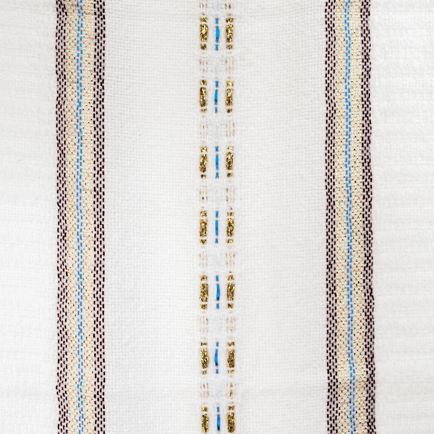 Tablecloths - Gabrieli Design - Bordeaux And Blue With Gold On White Home & Special Occasions 3 Tablecloths - Gabrieli Design - Bordeaux And Blue With Gold On White Home & Special Occasions