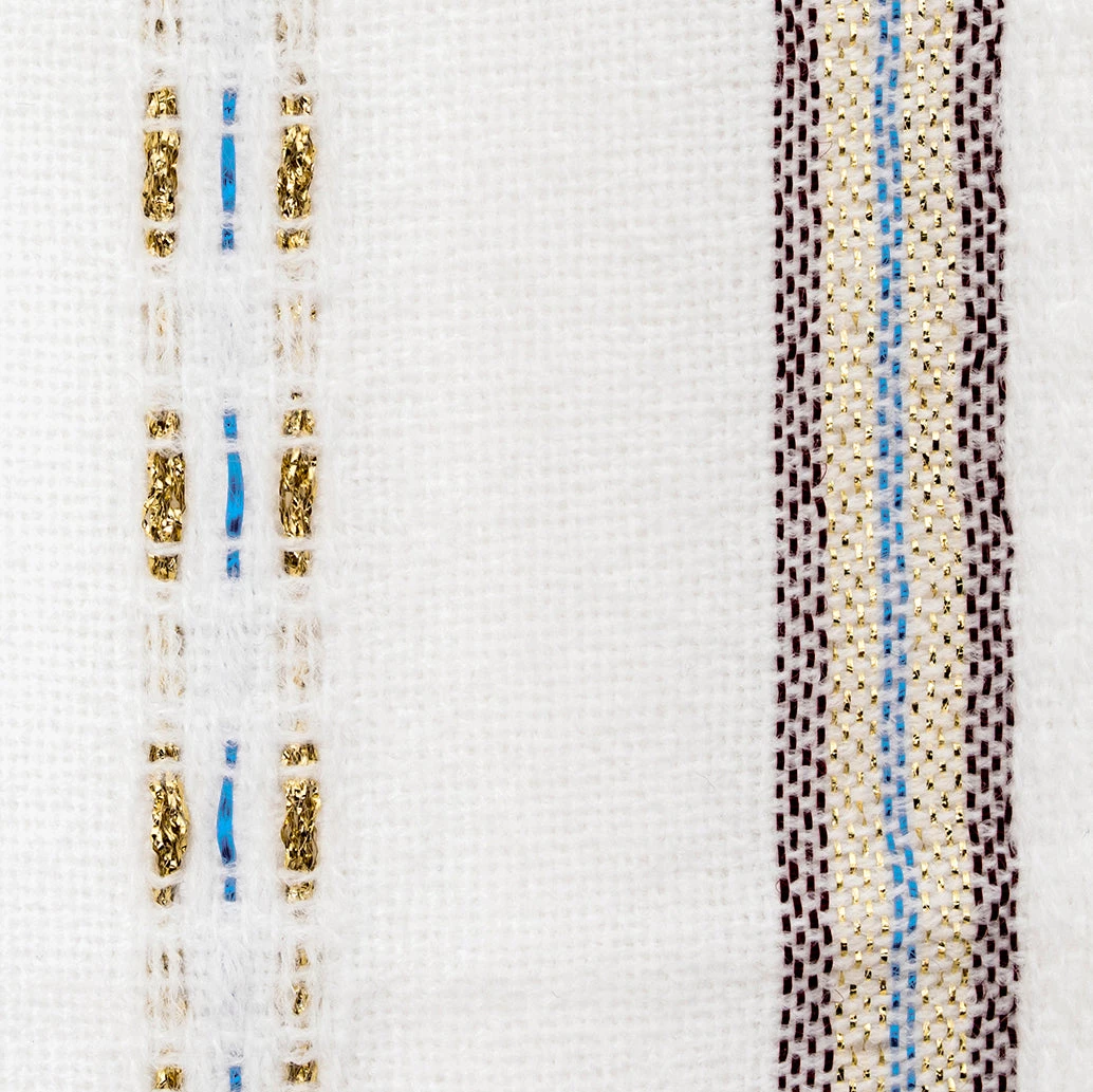 Tablecloths - Gabrieli Design - Bordeaux And Blue With Gold On White Home & Special Occasions 5 Tablecloths - Gabrieli Design - Bordeaux And Blue With Gold On White Home & Special Occasions