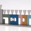 Agayof "Hanukkah" Menorah