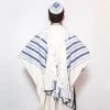 Gabrieli Tallit Gabrieli Tallits Daniel - Wool Tallit - Blue 1 Gabrieli Tallit Gabrieli Tallits Daniel - Wool Tallit - Blue