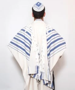 Gabrieli Tallit Gabrieli Tallits Daniel - Wool Tallit - Blue
