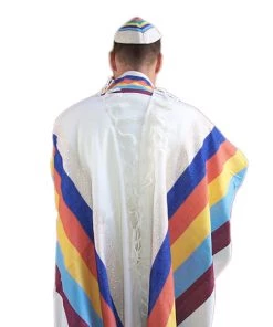 Gabrieli Tallit Emanuel - Wool Tallit - 6 Wide Stripes Gabrieli Tallits