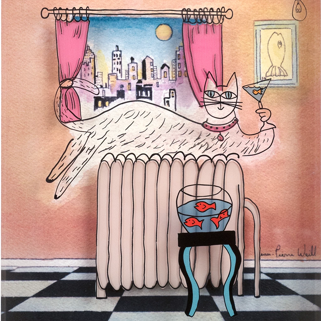 Jean-Pierre Weill Art & Judaica Nite Cap - Petite 3 Jean-Pierre Weill Art & Judaica Nite Cap - Petite