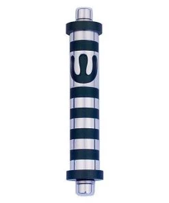 Agayof Art & Judaica Stripes Mezuzah - S