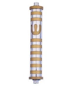 Agayof Stripes Mezuzah - M Art & Judaica