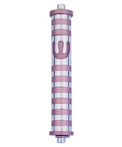 Agayof Stripes Mezuzah - M Art & Judaica