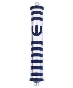Agayof Stripes Mezuzah - M Art & Judaica