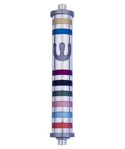 Agayof Stripes Mezuzah - M Art & Judaica