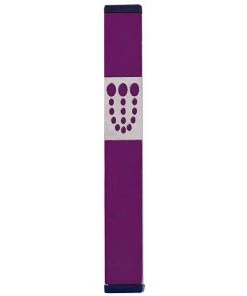 Agayof Art & Judaica Dots Shin Mezuzah - M