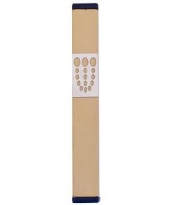 Agayof Art & Judaica Dots Shin Mezuzah - M