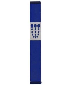 Agayof Art & Judaica Dots Shin Mezuzah - M