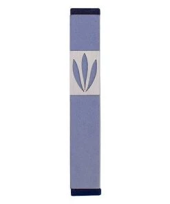 Agayof Art & Judaica Leaves Shin Mezuzah - S