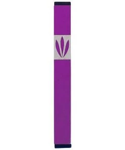 Agayof Art & Judaica Leaves Shin Mezuzah - M
