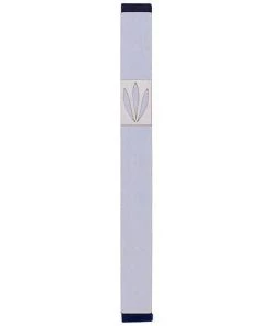 Agayof Art & Judaica Leaves Shin Mezuzah - L