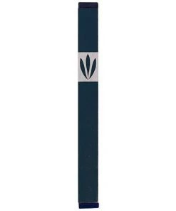 Agayof Art & Judaica Leaves Shin Mezuzah - L