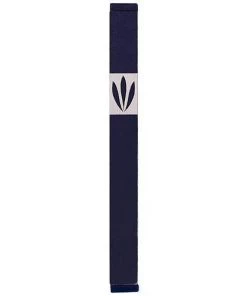 Agayof Art & Judaica Leaves Shin Mezuzah - L