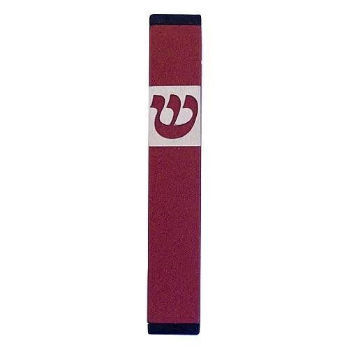Agayof Art & Judaica Traditional Shin Mezuzah - S 10 Agayof Art & Judaica Traditional Shin Mezuzah - S