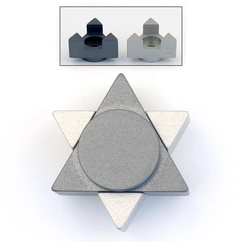 Agayof Art & Judaica Star Candle Holders 6 Agayof Art & Judaica Star Candle Holders