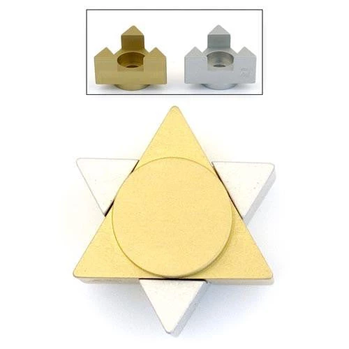 Agayof Art & Judaica Star Candle Holders 7 Agayof Art & Judaica Star Candle Holders
