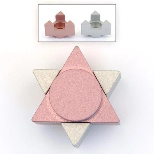 Agayof Art & Judaica Star Candle Holders 8 Agayof Art & Judaica Star Candle Holders