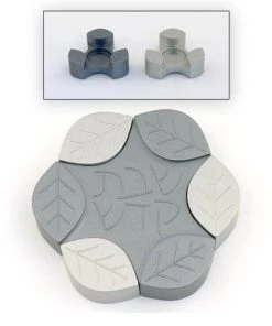 Agayof Leaves Candle Holders - L Art & Judaica