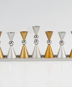 Agayof The Mini Ball Menorah Art & Judaica