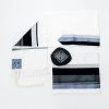 Elegant Gabrieli Tallit - Black On White Gabrieli Tallits 2 Elegant Gabrieli Tallit - Black On White Gabrieli Tallits
