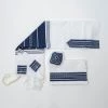 Gabrieli Tallit Gabrieli Tallits Elia - Cotton Tallit - Blue On White