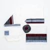 Gabrieli Tallits Elegant Gabrieli Tallit - Bordeaux On White