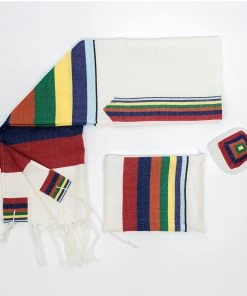 Gabrieli Tallit Gabrieli Tallits Esther - Wool Tallit - Rainbow Stripes