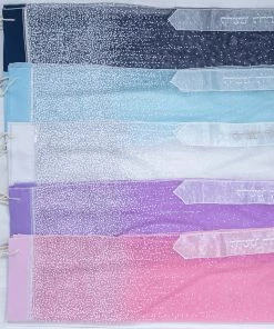 Gabrieli Tallit Lady Gabrieli - Tulle Tallit - Light Blue Glitter